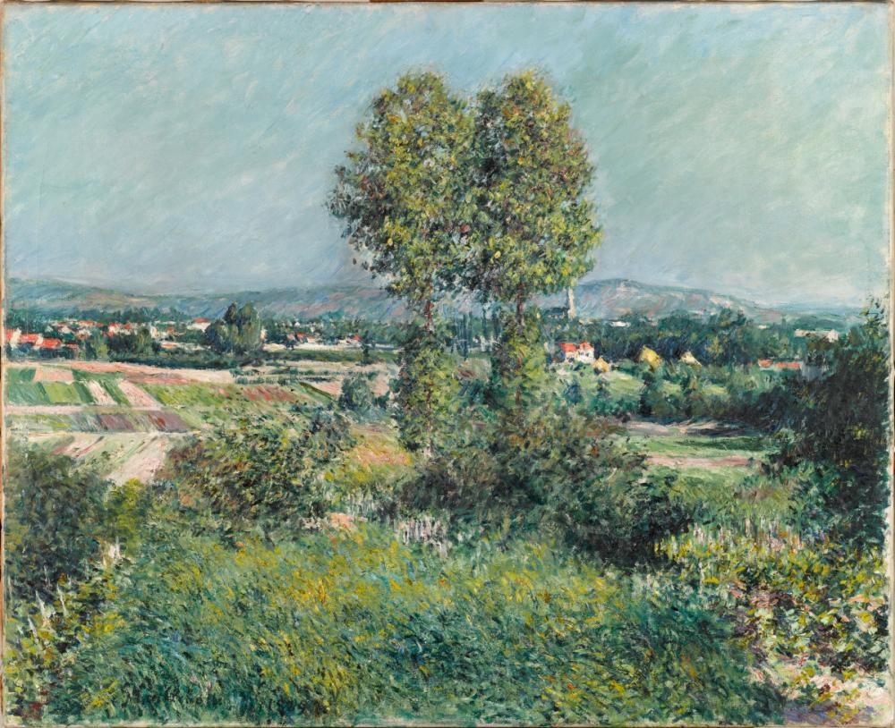 Gustave Caillebotte, Paysage à Argenteuil, 1889, collection Musée d'Orsay © RMN-Grand Palais / Patrice Schmidt